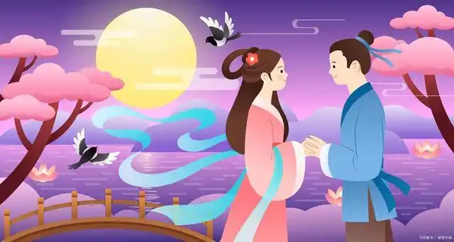 七夕爱情诗五首:七月七日一相见,相见故心终不移