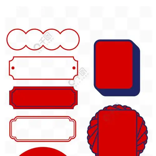 矢量港风古风元素素材图片