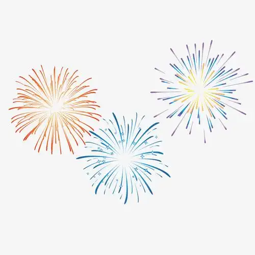 美丽的烟花_高清png透明图片ai设计素材_墨鱼部落格