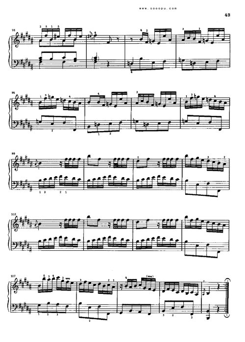 b大调奏鸣曲k261 l148