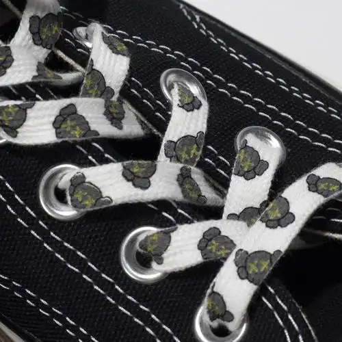 适配匡威1970s鞋带kaws 芝麻街可爱卡通创意 aj1 af1花色图案鞋带