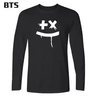 厂家直销 电音dj 马丁·盖瑞斯martin garrix 笑脸印花长袖t恤