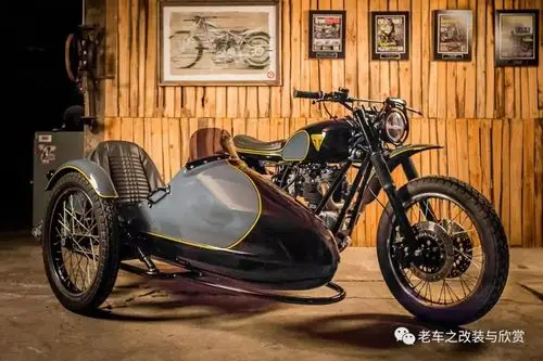 边三轮凯旋t140双缸750改装