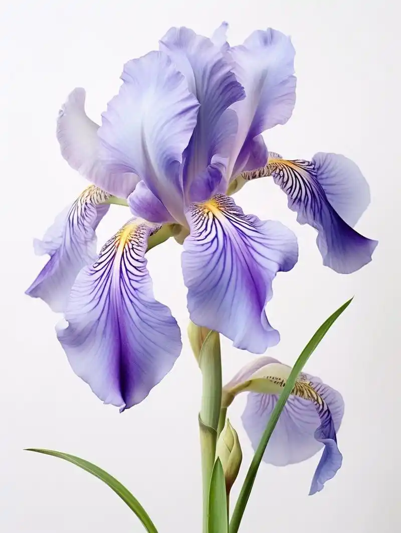 20世界各国94国花系列|香根鸢尾~法国 法国是一个鲜花之国,它的首都