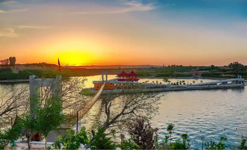 永乐湖 (大峪河) 写美篇         永乐湖地处陕西蒲城正东永丰镇,距