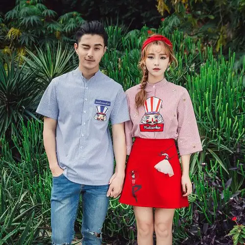 情侣装要大方穿出来!