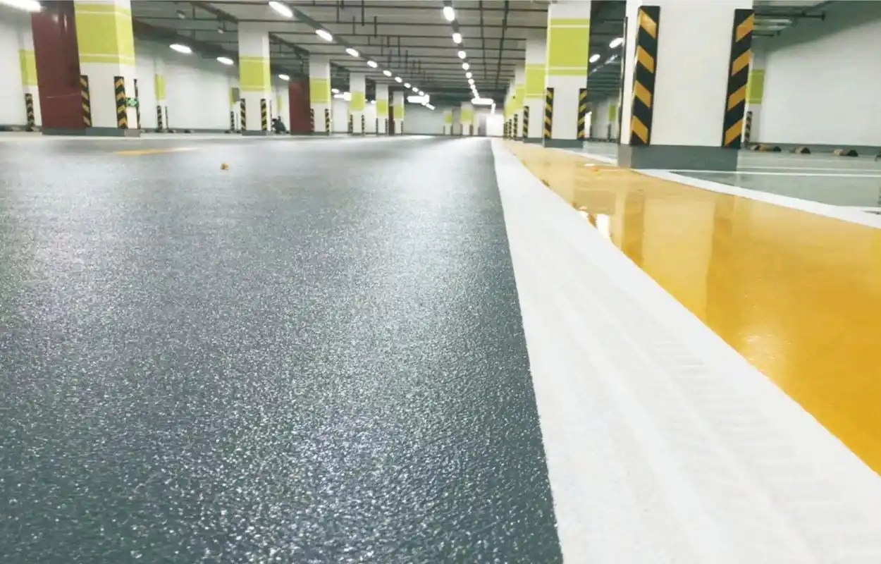 粤丰硕水漆水性环氧防滑地坪漆涂装系统