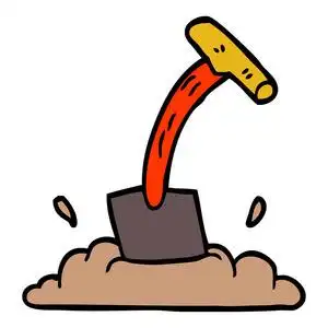 卡通铲子图片-卡通铲子素材-卡通铲子插画-摄图新视界