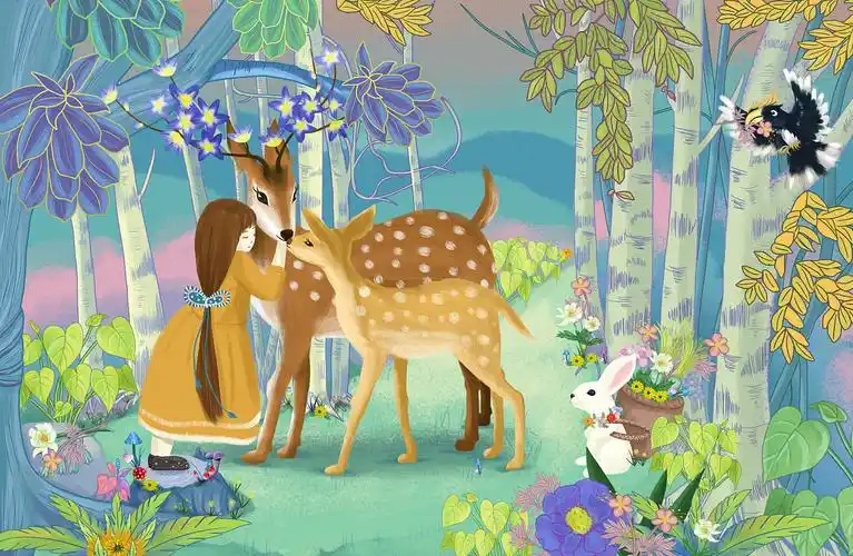 奇幻森林|插画|商业插画|小小吉吉 - 原创作品 - 站酷 (zcool)