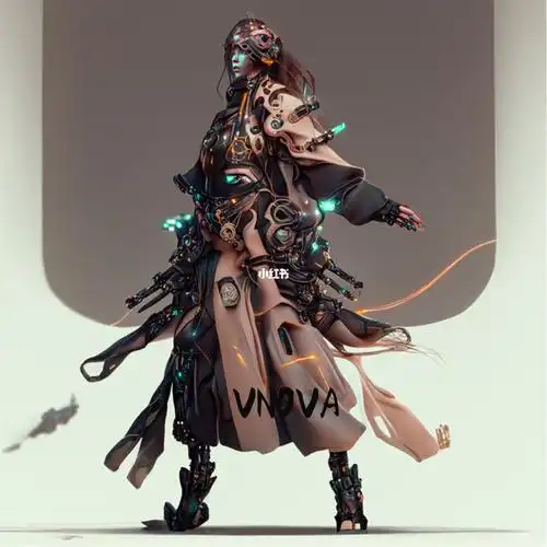 国风赛博朋克·长衫少年丨ai插画