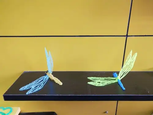 下面展示一组学生的3d打印笔立体美术作品