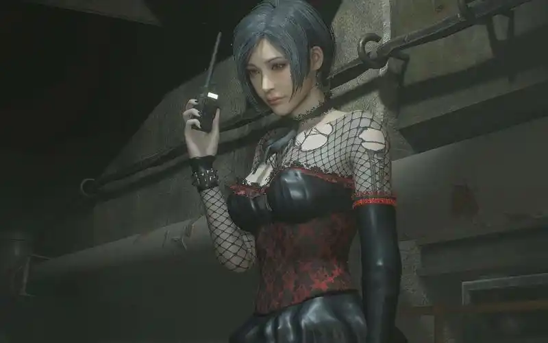 生化危机2重制版网袜短裙美女艾达王