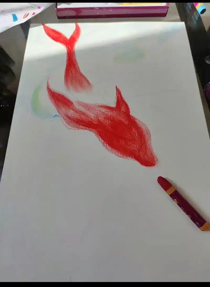 彩铅手绘 #画渣日常#大鱼海棠  北冥有鱼,其名为鲲,南海 - 抖音