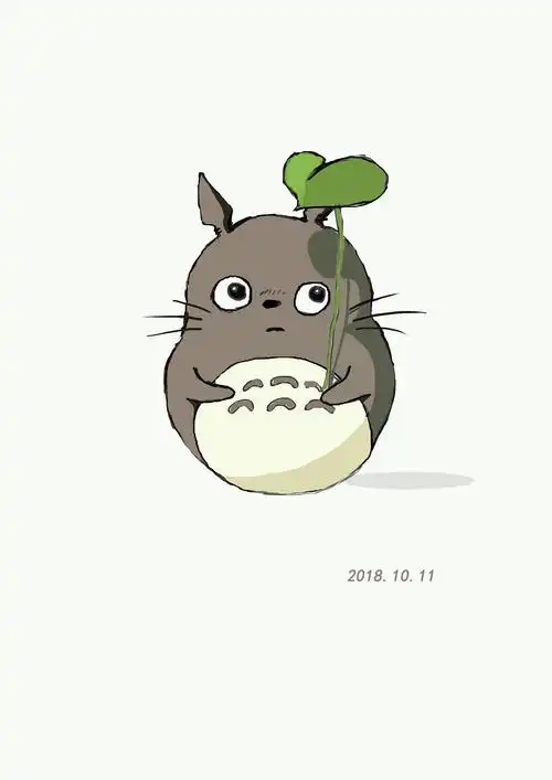 小龙猫|动漫|动画片|十月九_原创作品-站酷(zcool)