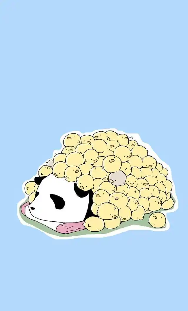 可爱壁纸|卡通呆萌大熊猫