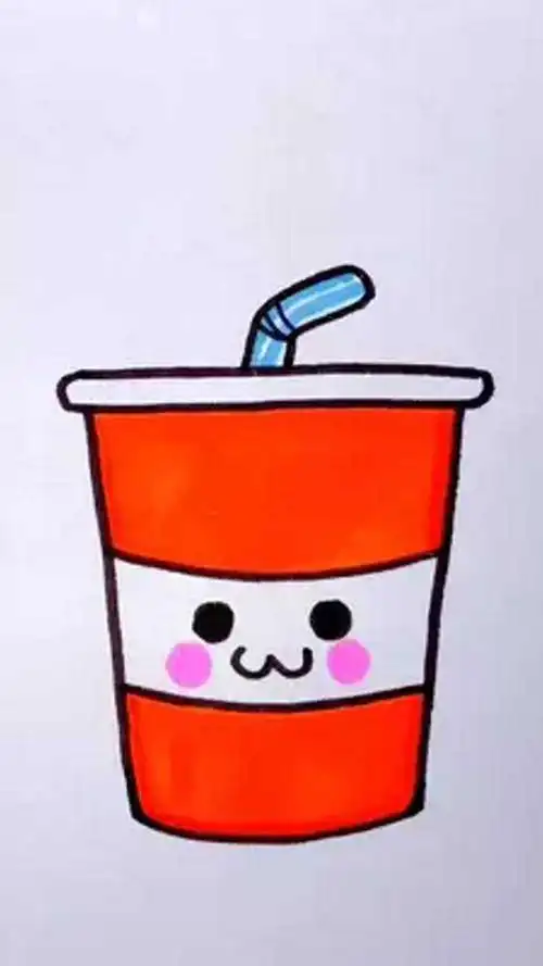 教你画可乐#儿童简笔画 #一起学画画 #灵魂画手_腾讯视频