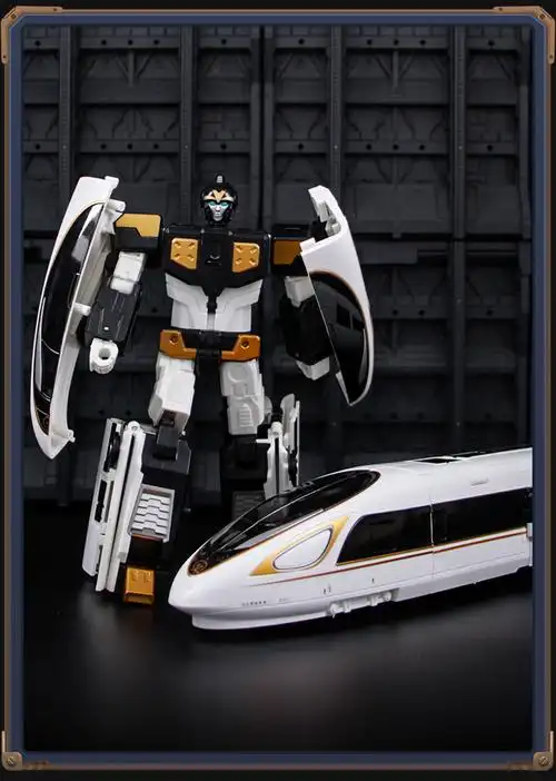 新年优选高铁列车变形机器人战士玩具和谐复兴号动车火车合金模型机甲