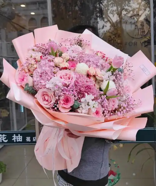 粉色系花束  #粉色少女心  #粉色系