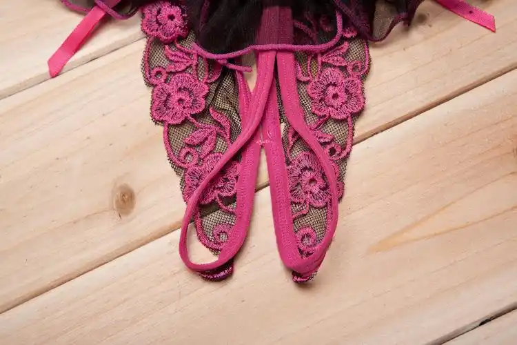 情趣内衣内裤开档丝袜激情套装性感睡衣挑逗制服诱惑血滴子 黑色