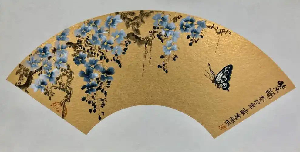 羽61山间行——高添羽中国画小品展_cm_扇面_作品