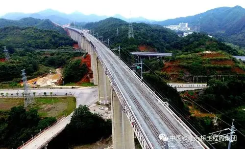 中国铁建大桥局参建的九景衢铁路今日开通运营
