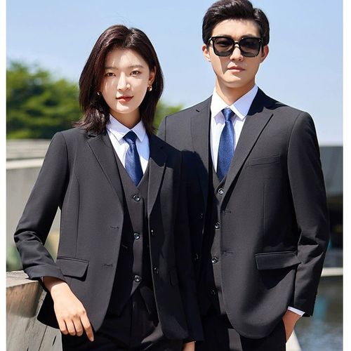 职场男女西服套装 量身定制西装 时尚职业套装 春秋新款
