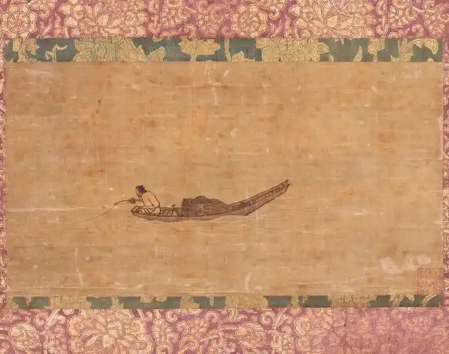 南宋 马远 《寒江独钓图》