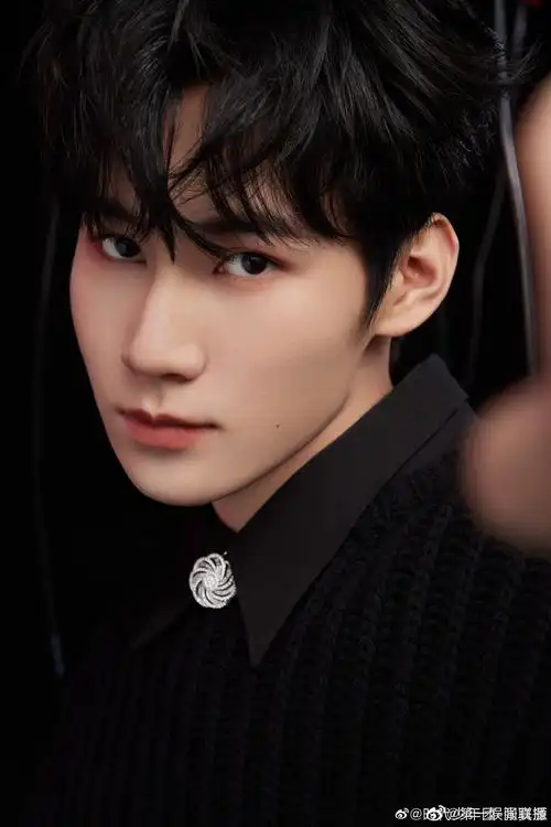 张真源最新汽车大片好炫酷啊,冷色调背景配上张老师冷峻的脸庞