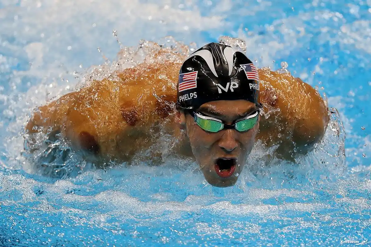 2016年奥运会:迈克尔·菲尔普斯蝶泳黄金照片库-泳者之星-游泳资讯