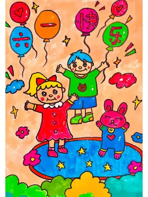 六一儿童节儿童画