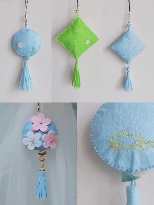 禅意系列不织布手工挂件