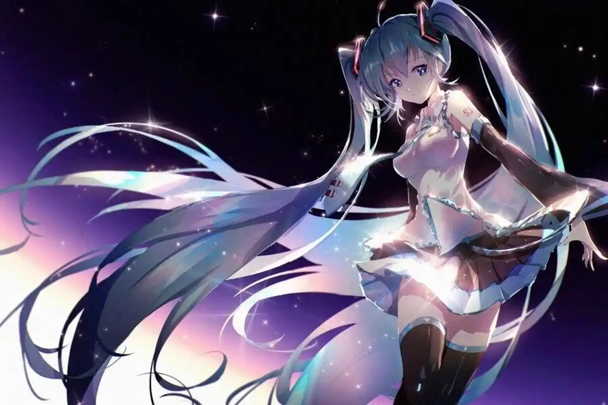 初音未来-横屏壁纸   用电脑和ip的miku粉可以看下哦