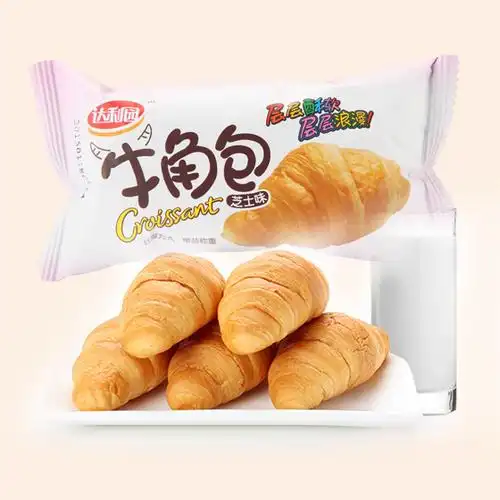 达利园牛角包芝士味1kg箱装