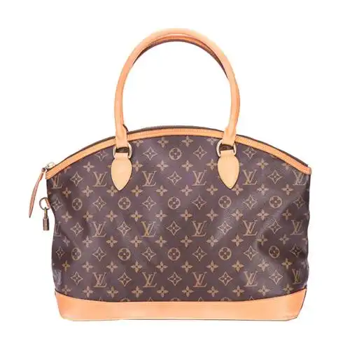 [8.5新]路易威登lv女士老花手提包lockit系列10004892