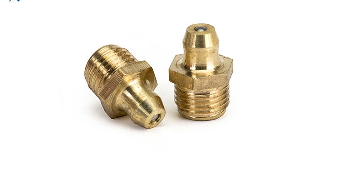 国标黄油直油嘴 铜油杯 油咀油枪 注油嘴 黄油枪头弯油嘴m6m8m10