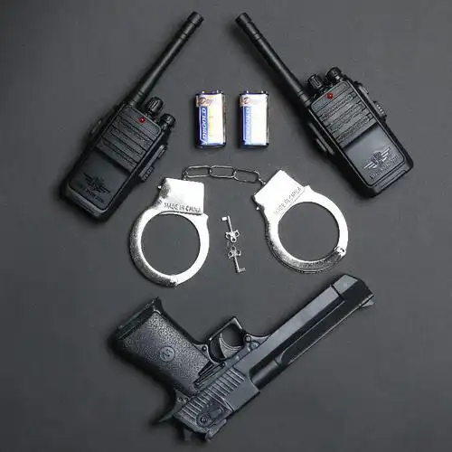 儿童玩具枪男孩玩具吃鸡装备吃鸡套装真人小警察衣服全