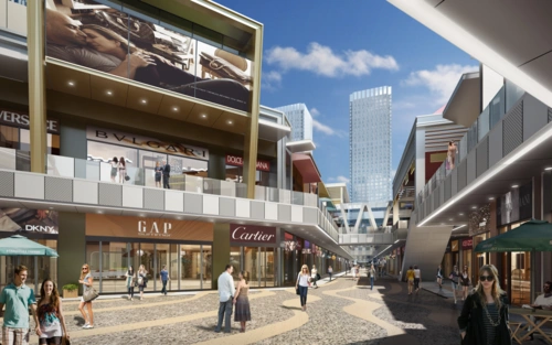 室外商场外立面