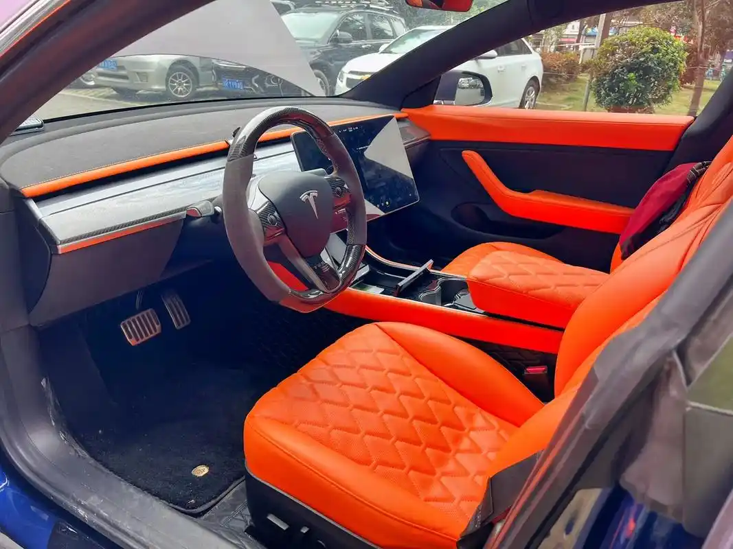 特斯拉model3内饰改装.#特斯拉model3 #内饰升级 - 抖音