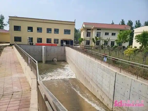 菏泽市土发集团魏楼水库工程正式蓄水