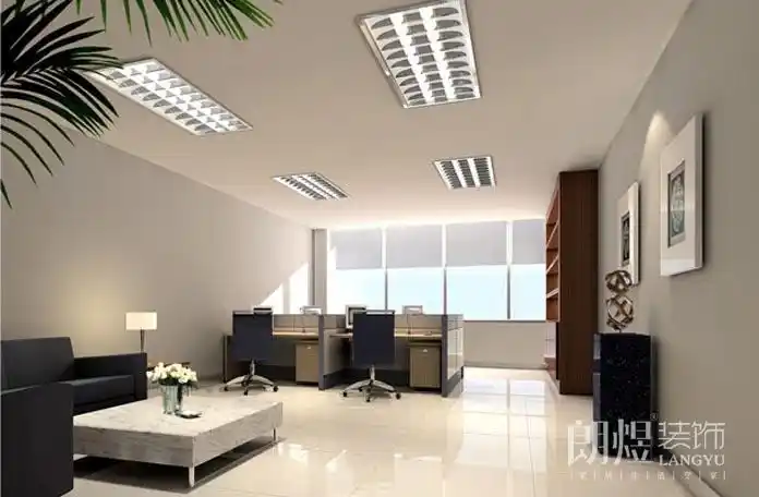 40平米独立办公室装潢效果图