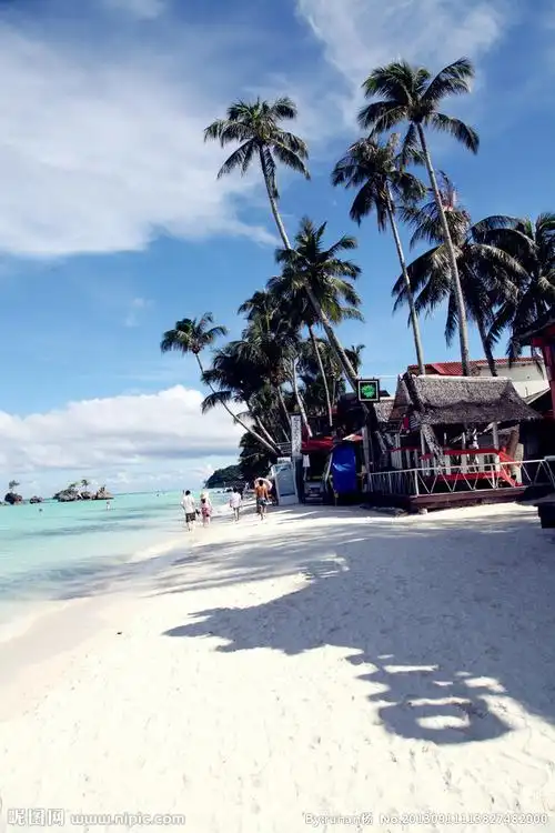 长滩岛海边旅游