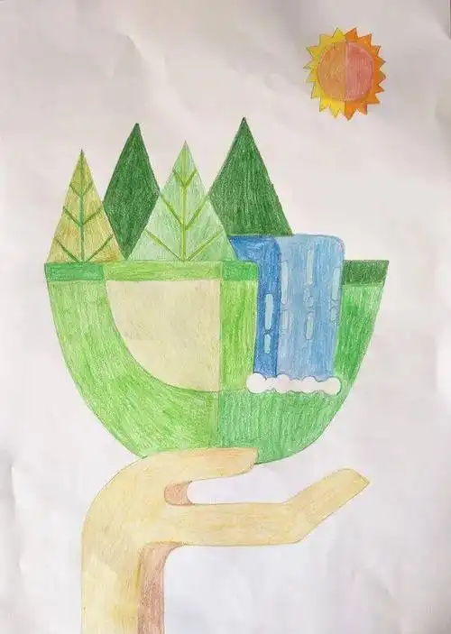 【青春365 天天受鼓舞164】节能减排我先行|三联公司团员青年以画表意