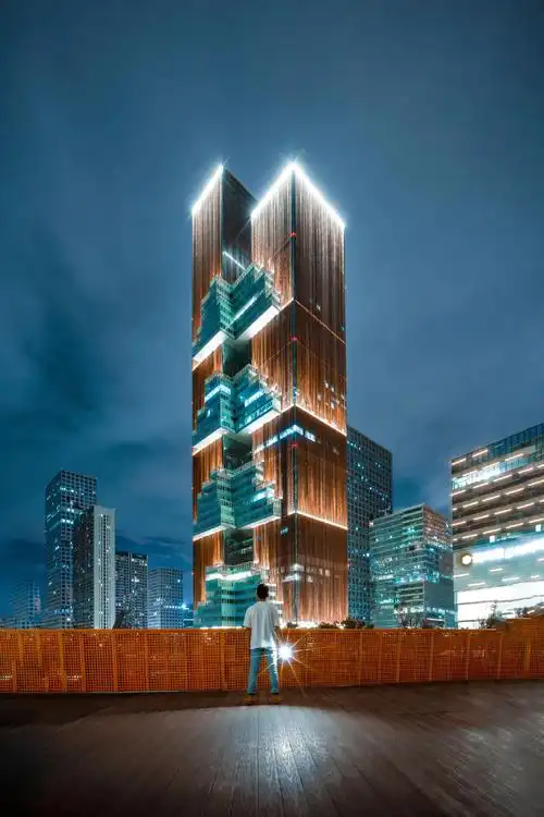 深圳,一座充满科技感的城市#深圳 #城市的夜晚 #地标建筑 - 抖音