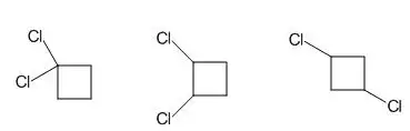 环丁烷的二氯取代物的同分异构体有几个