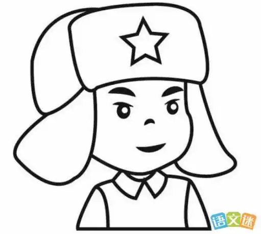 英雄人物画像简笔画儿童