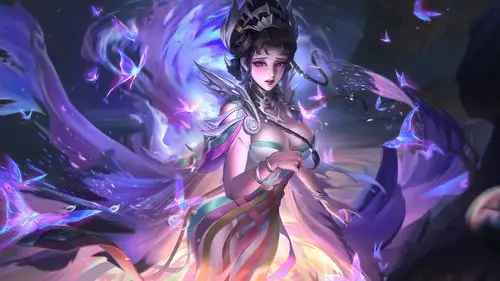 芈月白晶晶皮肤去衣ps图片无遮挡