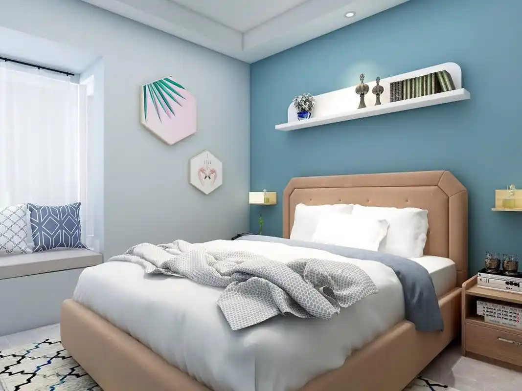 125㎡三室两厅北欧风格效果图巧用颜色搭配充满少女心