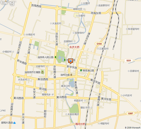 沧州市运河区地图