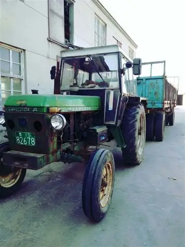 出售天津60拖拉机一辆,带挂斗