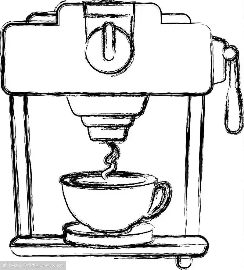 咖啡机孤立图标